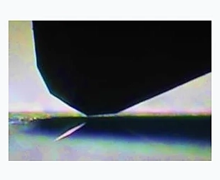 Process camera view of pick-up operation