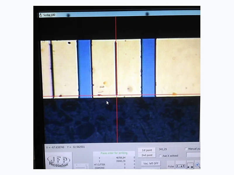 S100 laser bar to laser diode process